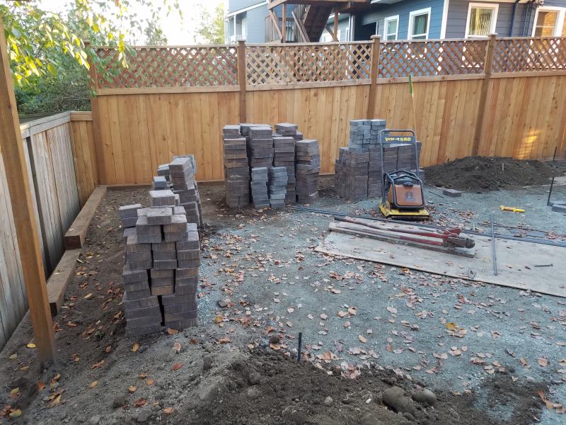 Paver Work, Retaining walls, Tree Removal