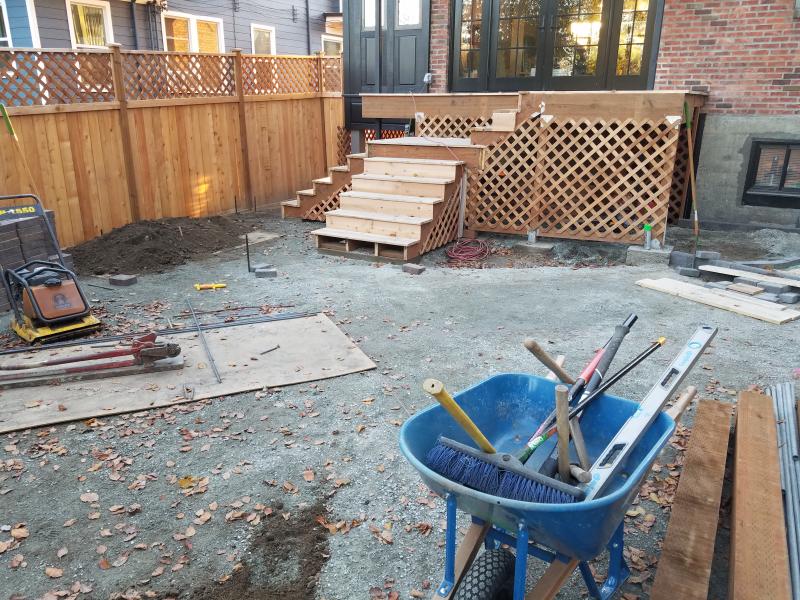 Paver Work, Retaining walls, Tree Removal