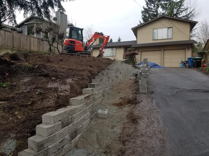 Hardscaping, Retaining Walls, Sod