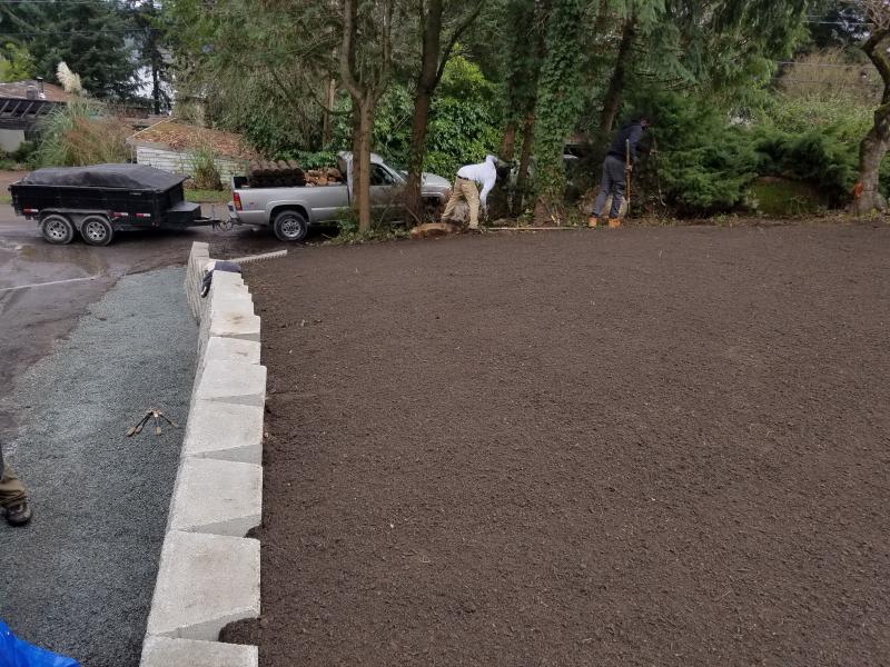 Hardscaping, Retaining Walls, Sod