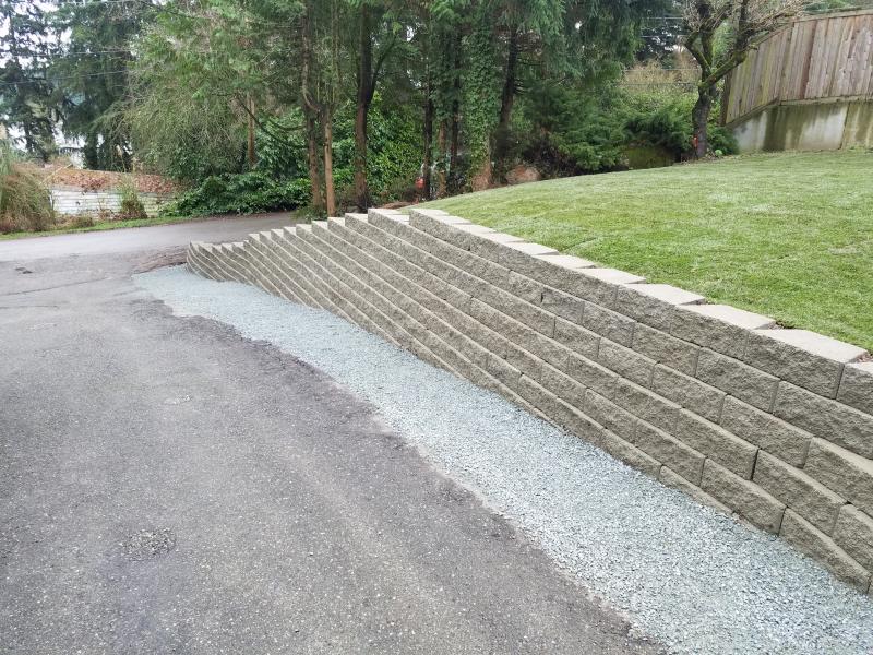 Hardscaping, Retaining Walls, Sod