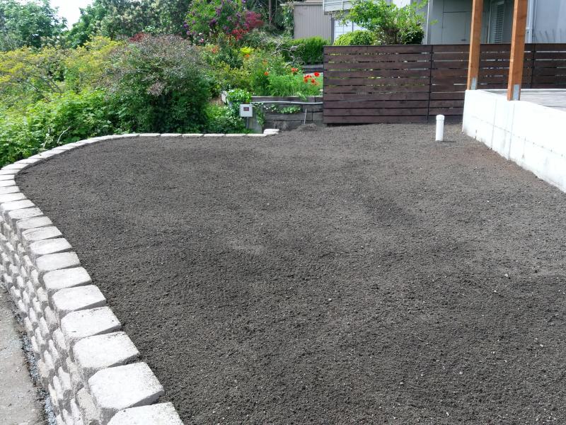  Retaining Walls, Regrading, Sod & Fence Installation.