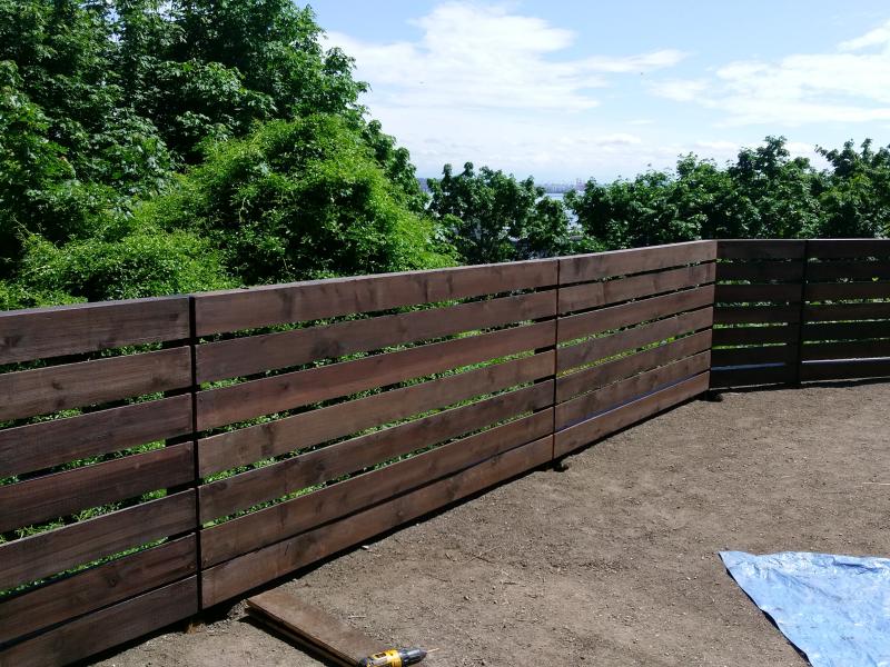  Retaining Walls, Regrading, Sod & Fence Installation.